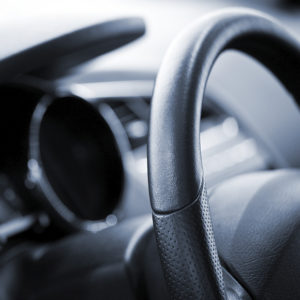 Interior of a car