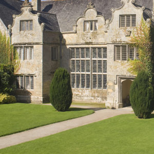 Front of a large estate